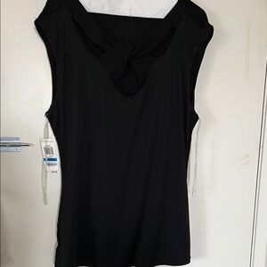 Elegant Black Sleeveless Top